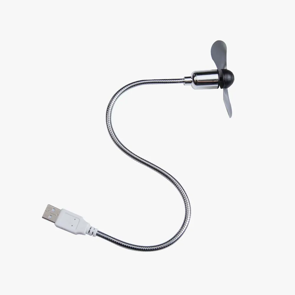 Портативный Гибкий мини USB вентилятор охлаждающий кулер Plug and Play для ноутбука ПК