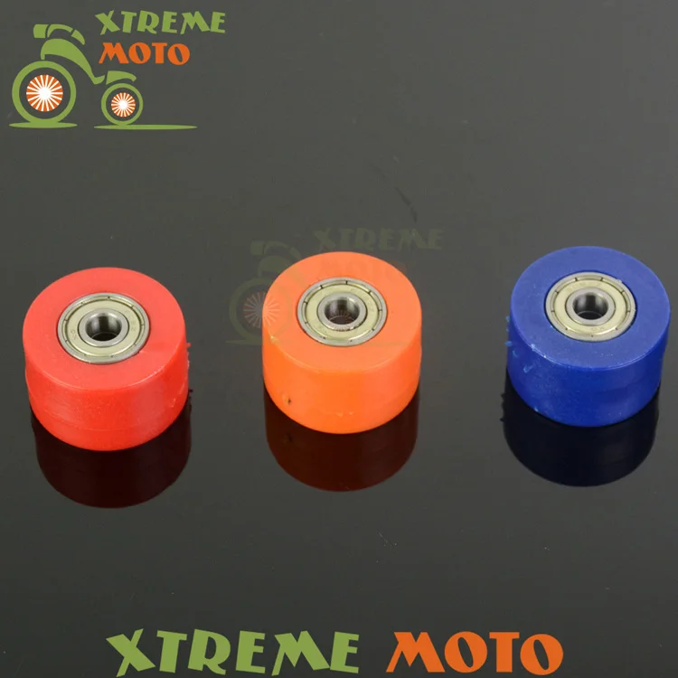 Красная 8 мм Подвижная направляющая колеса для KTM EXC EXCF XC XCF XCW XCFW MX EGS SX SXF SXS SMR Motocross