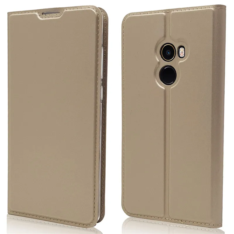 Кожаный чехол подставка с отделением для карт серии Bosilang Skin Pro Xiaomi Mix 2|cover for|cover