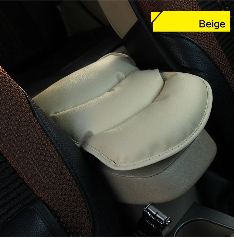 Кожаный центральный подлокотник коробка управления чехлы для подушек Стайлинг