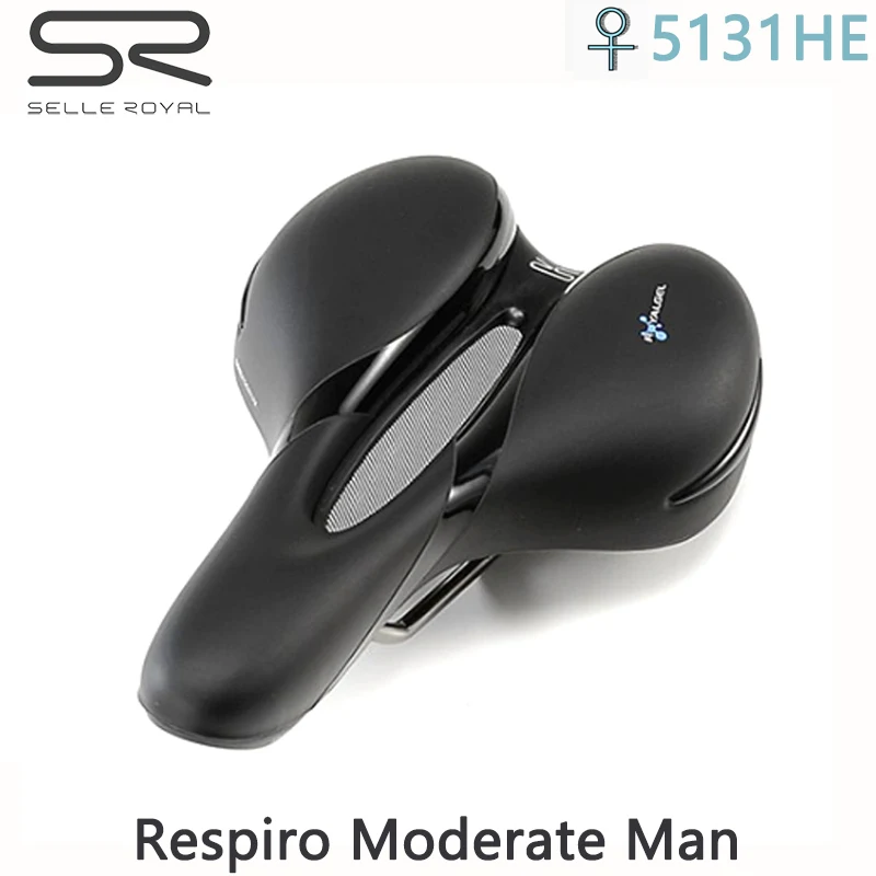 5131HE(Man) Respiro умеренный 5131 седельная сумка для велосипеда вентиляции горных и шоссейных велосипедов велосипед седло/женские специальные Силиконовые заполнены велосипедист сиденье - Цвет: 5131HE(Man)