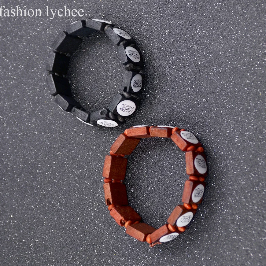 Модный мужской Эластичный металлический браслет lychee с императорской короной и