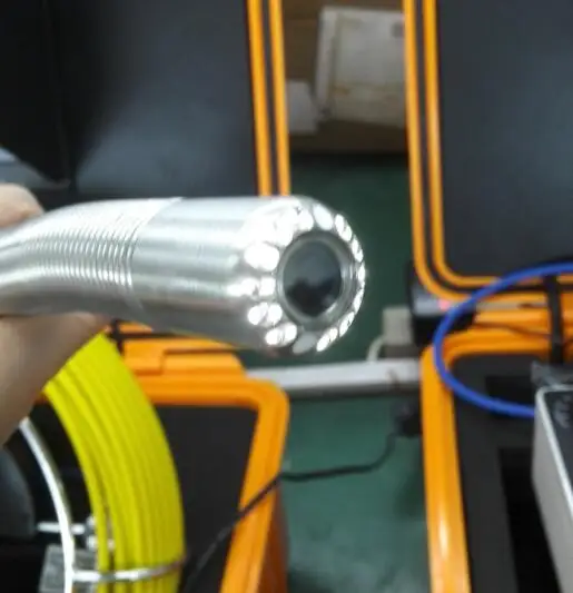 Гибкая Гибка длинная пружина Водонепроницаемая камера труба видео