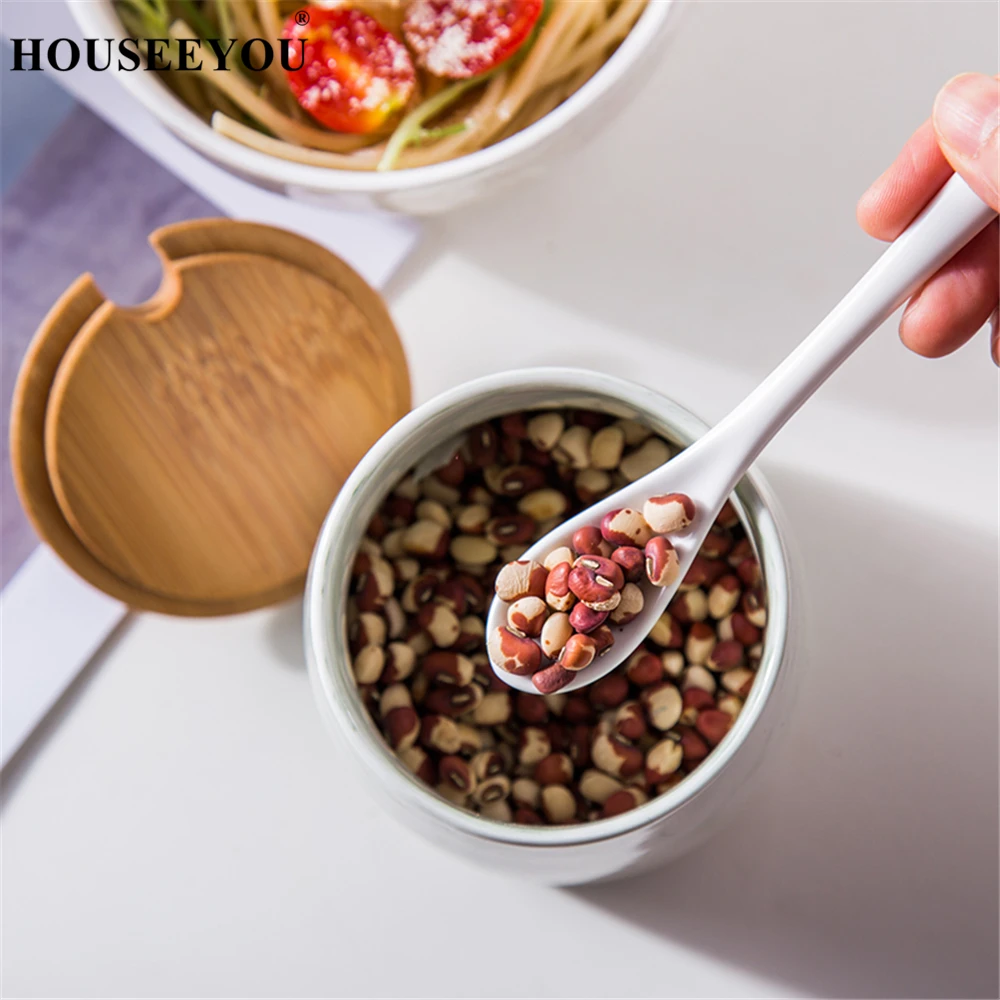 Мраморная керамическая приправа искусственная кожа трава емкость с крышкой