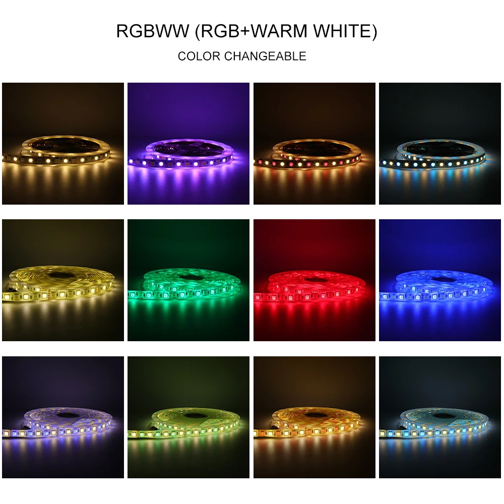 5 м DC12V Светодиодная лента 5050 RGB 120 светодиодный s/M RGBW RGBWW 96 Светодиодный s/m супер яркий гибкий светодиодный светильник IP20/IP65