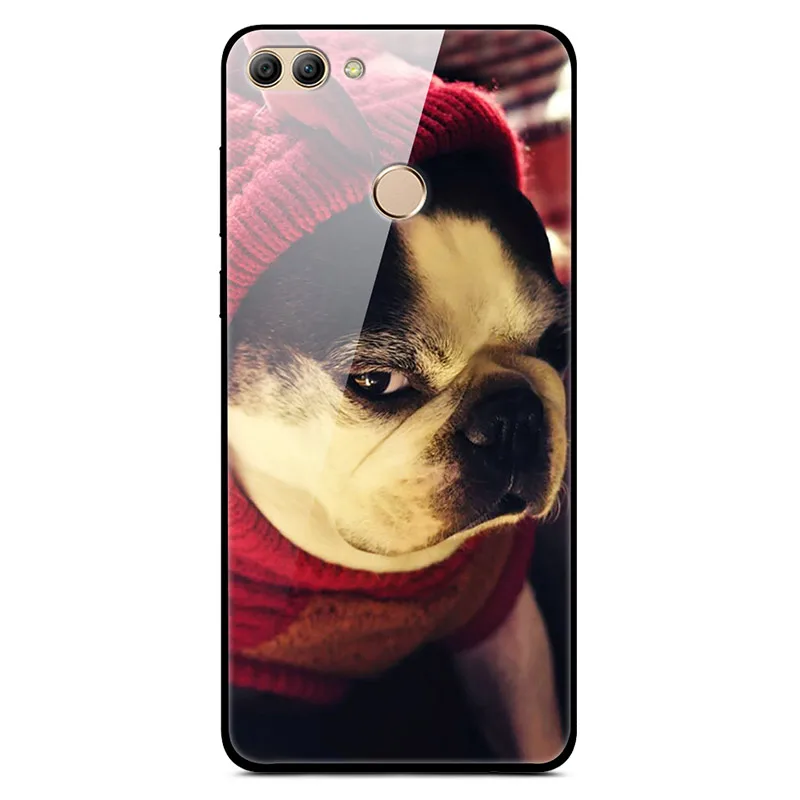 30 Для huawei P Smart Enjoy 7S чехол из закаленного стекла с изображением планеты космос, стеклянный чехол-накладка для huawei P Smart Coque Shell PSmart - Цвет: 30