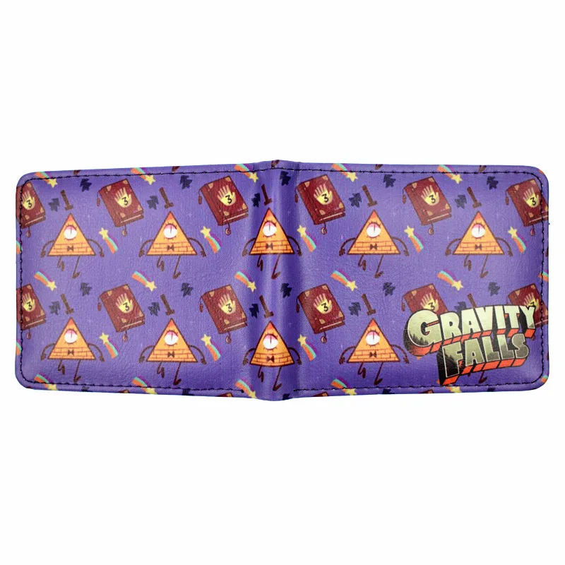 Новое поступление тяжести кошелек с надписью «Gravity Falls» тапочки в виде персонажа аниме короткий кошелек из искусственной кожи для мальчиков и девочек - Цвет: CP 912231