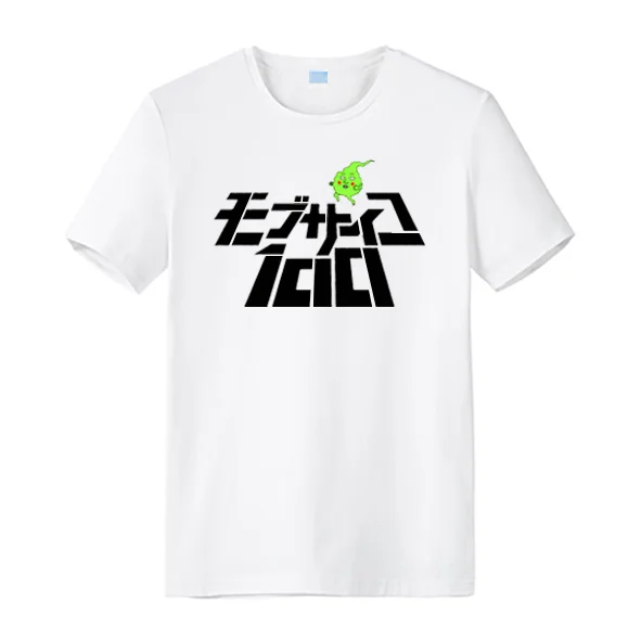 Mob Psycho 100 футболка японского аниме косплей мужские хлопковые футболки с коротким