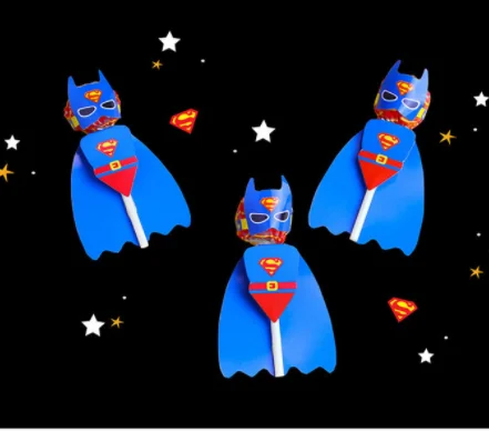 60 шт. декоративные карты леденца упаковочные коробки сумки подарки на день детей