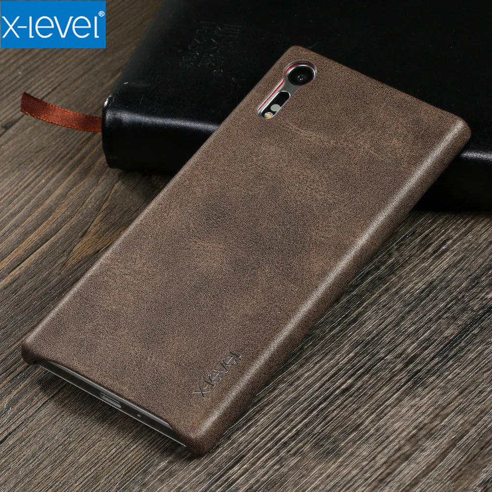 X-Level Роскошный чехол из искусственной кожи для Sony Xperia XZ X Performance XA Dual Sim Z5 Premium Plus E5