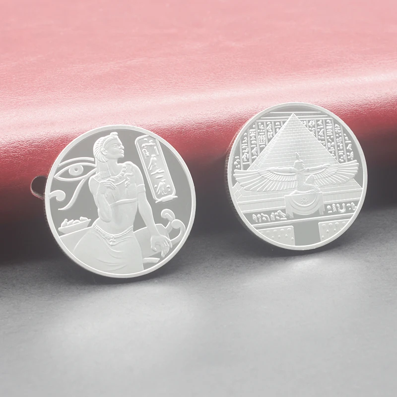 Новое поступление египетская Клеопатра серебряные медали монеты Африка Алжир