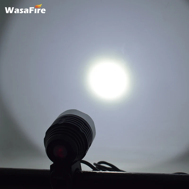 WasaFire Новый 1800lm XML T6 светодиодный велосипедный светильник s налобный фонарь флэш