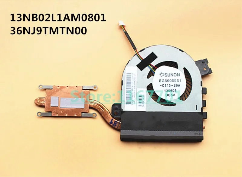 

New Laptop/Notebook CPU cooling Radiator Heatsink&Fan for Asus PU401 PU401L 13NB02L1AM0801 36NJ9TMTN00 EG50050S1-C310-S9A
