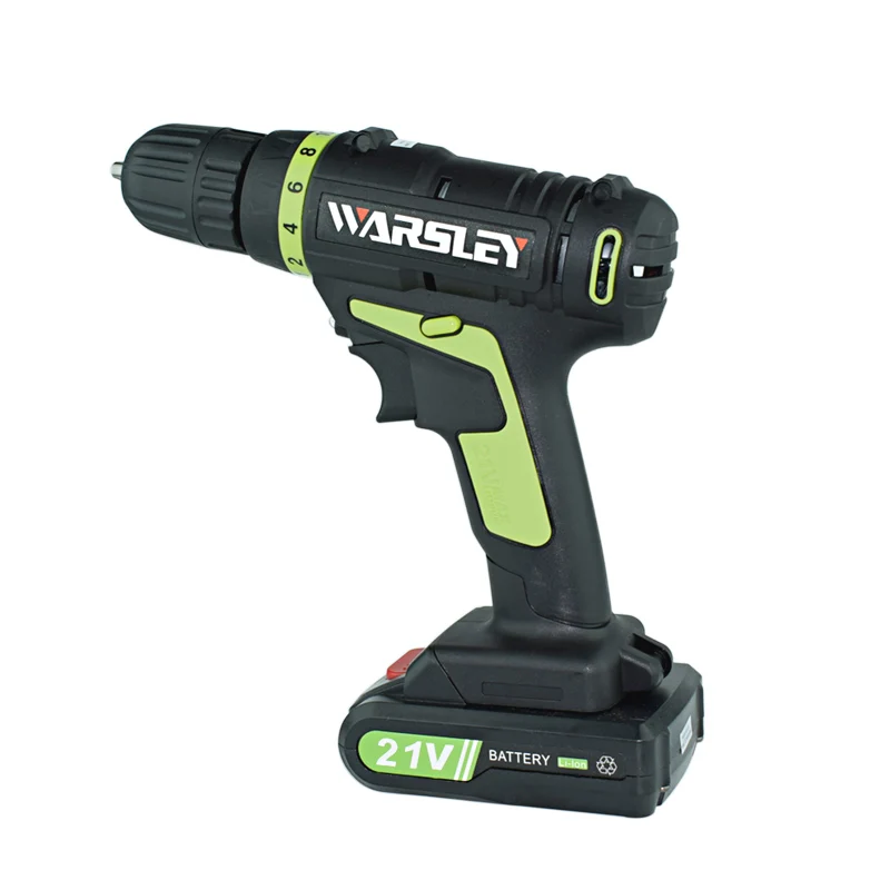 21 В литиевая батарея * 2 крутящий момент Электрическая дрель Беспроводная