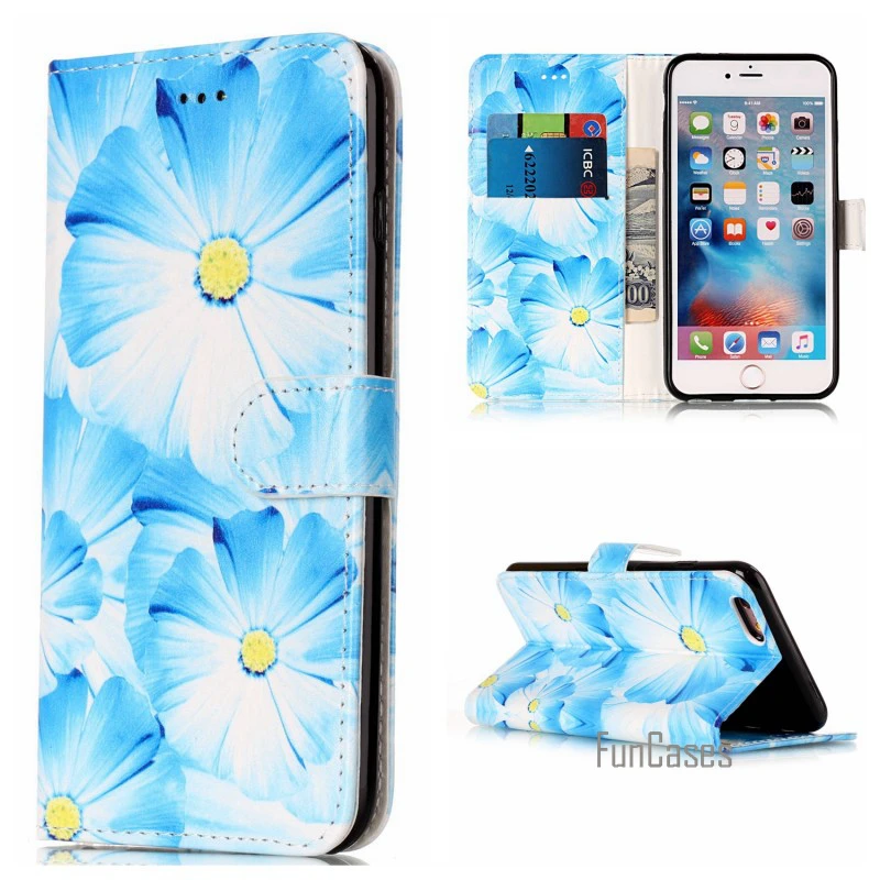 9 Чехол для Apple iPhone 7 Plus 6 S 6 6 плюс 7 Plus кожа Чехлы-бумажники capinhas Para ETUI COQUE fundas Carcasa Капа Мрамор - Цвет: 9