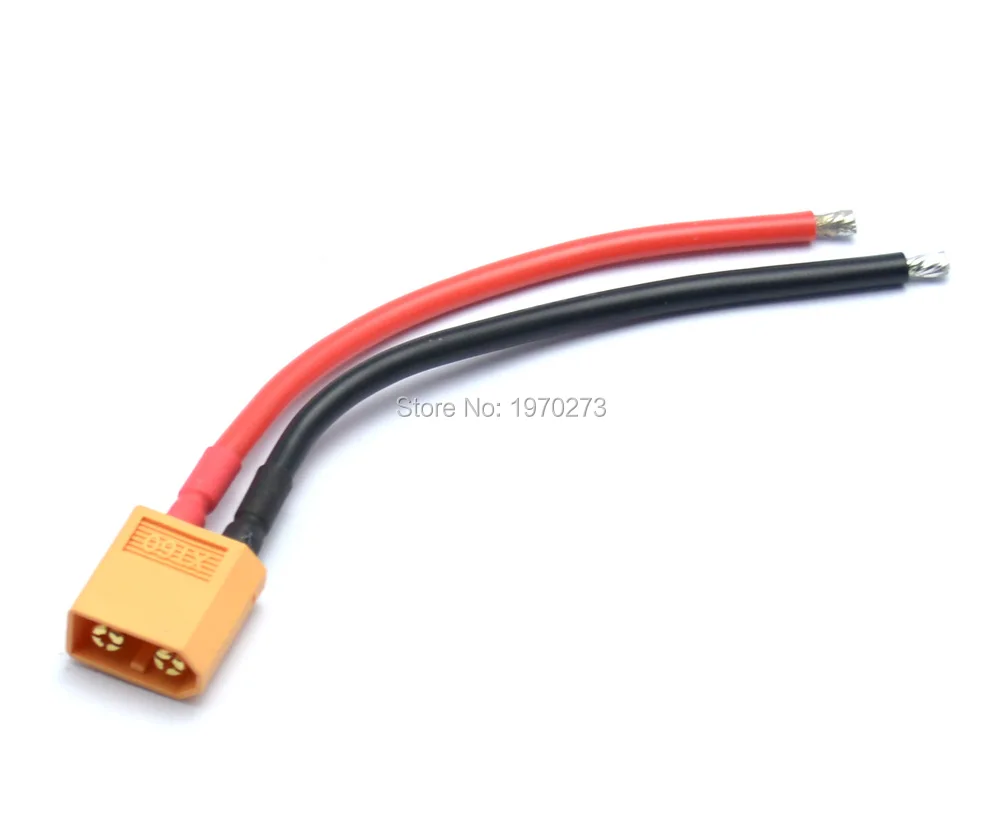 Оптовая цена 1 шт XT60 разъем папа с корпусом 10 см силиконовый провод 14AWG | Игрушки и