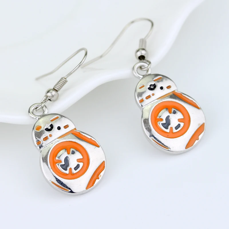 Star Wars Серьги Звездные войны BB8 робот Доктор Кто серьги Время Тернер Железный