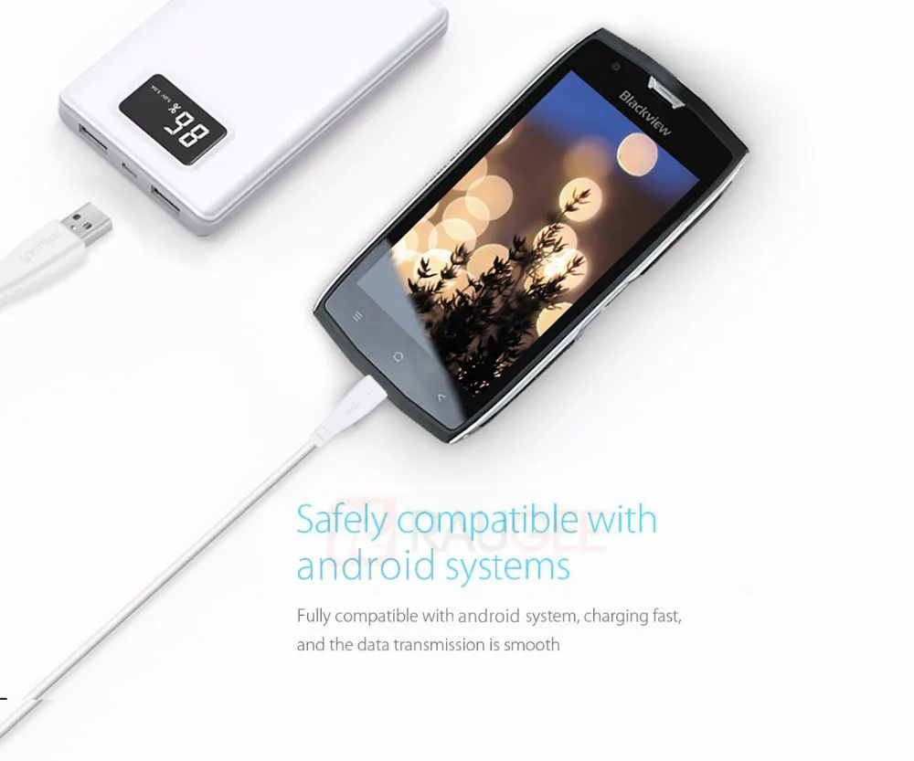Micro Usb кабель адаптер для передачи данных быстрое зарядное устройство USB удлиненная Зарядка 1 м кабель для Blackview BV5800 BV6000 Pro BV6000s BV4000 BV9900