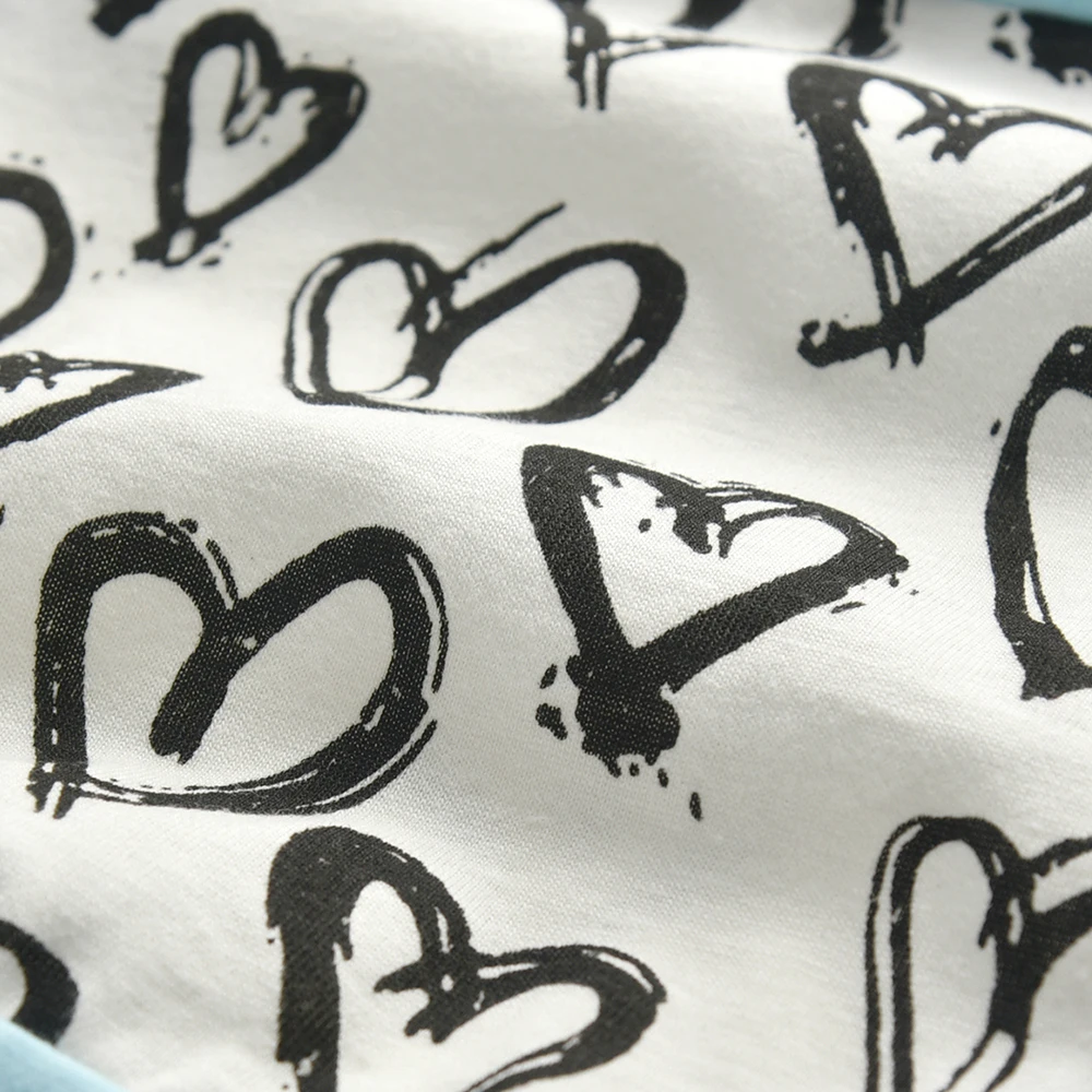 Tem Doger Baby Clothing Sets Infant Toddler Girls Clothes Suits Heart-shaped Hoodie Top+Pants 2PCS Outfits for Bebes Boys Wear | Детская