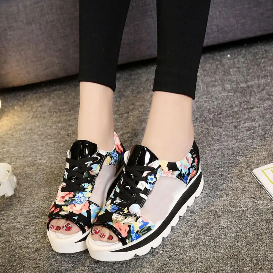 SAGACE/обувь женские сандалии с ремешками обувь на платформе открытым носком