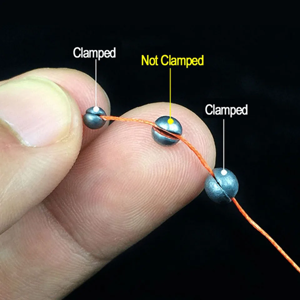 Ходить рыбы 5/7 отсеков рыболовные комплект грузил Разделение включения свинца