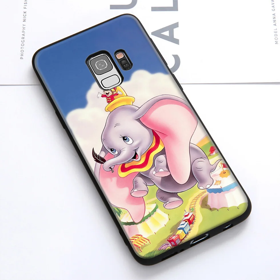 WEBBEDEPP Dumbo Movie Soft Case for Samsung Galaxy S10 S10e S9 S8 Plus S7 S6 Edge &amp J6 2018 Note 10 9 8 |