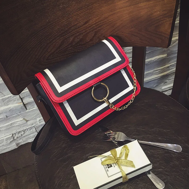 

SJ Women Leather Shoulder Bags Female Handbags Totes Braccialini Brand Style Handicraft Design Art Cartoon 8