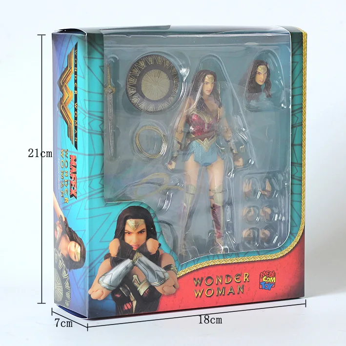 MAFEX 048 Лига Справедливости 16 см DC чудо женщина Коллекционная модель BJD Brinquedos