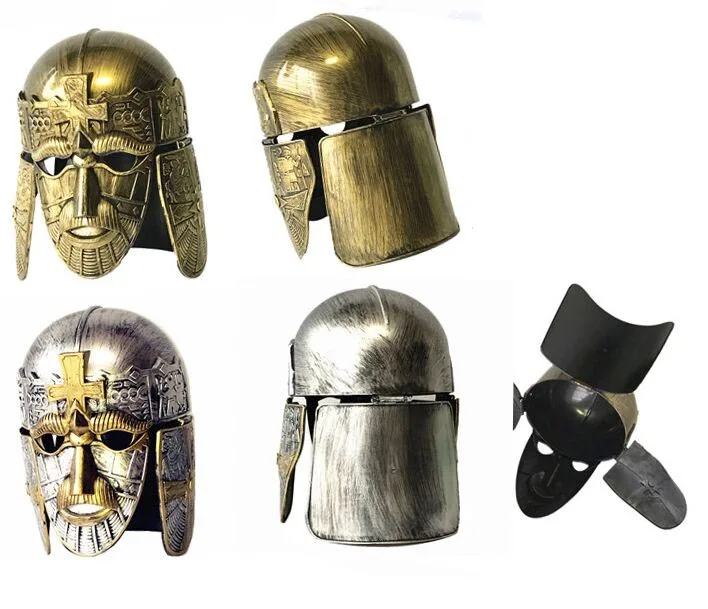 

Creative Celebration Cos Masquerade Ball Roman Helmet Bull Horn Devil Hat Spartan Warrior Hat Ancient Rome