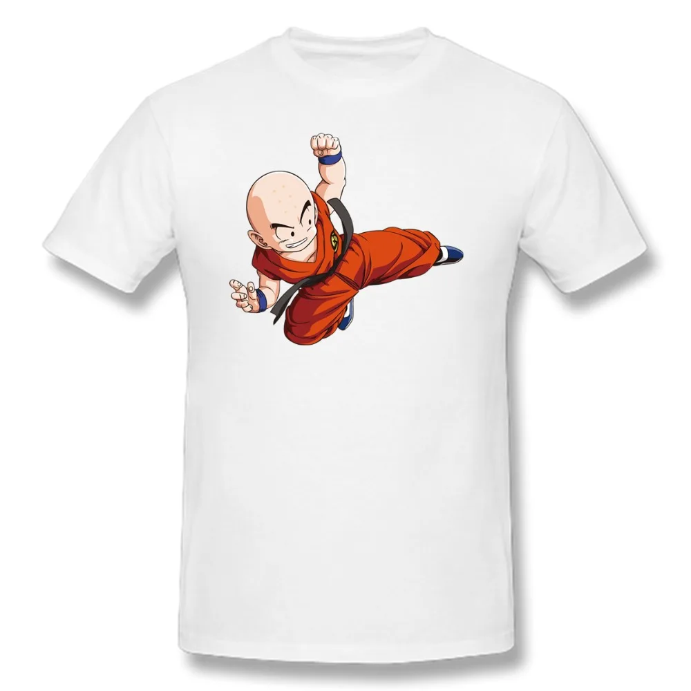 Krillin 3D печати 100% натуральный хлопок дышащий комфорт унисекс с короткими рукавами