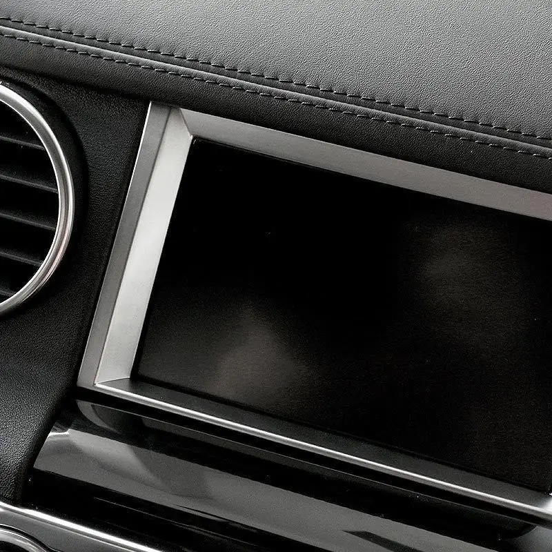 

1 Pcs Chrome Navigation Screen Decoration Trim For Land Rover Discovery 4 2010-2016 Car Accessories