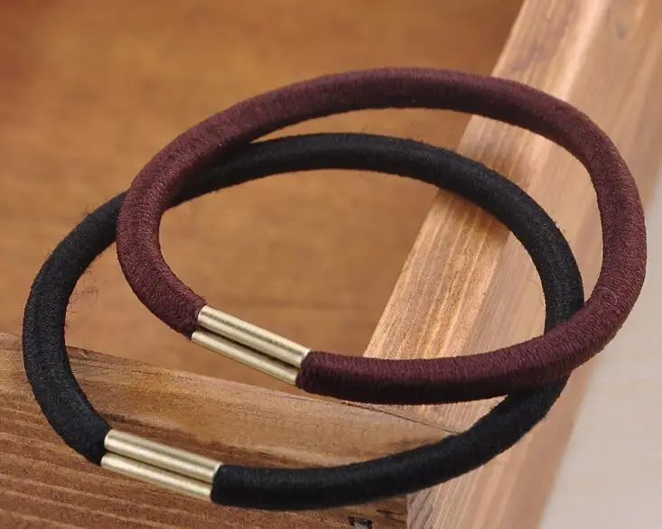 5 шт./лот Симпатичные Модные корейские из сплава самые дешевые черные эластичные