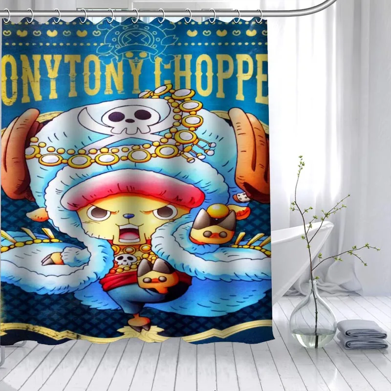 

Chopper One Piece Shower Curtain 3D Waterproof Polyester Fabric Bath Curtain Printing 12 Hooks For The Bathroom 180X200CM