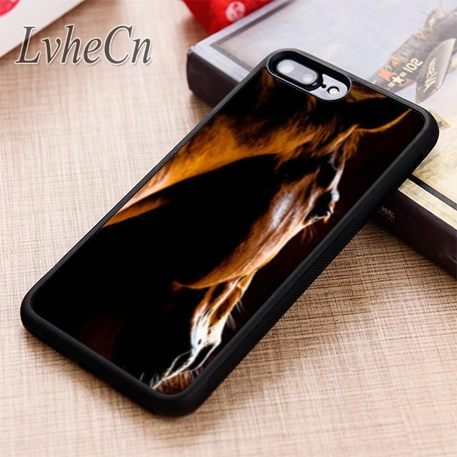 Новый чехол для телефона LvheCn с изображением лошади iPhone 5 6 6s 7 8 plus X XR XS max 11 12 Pro Samsung