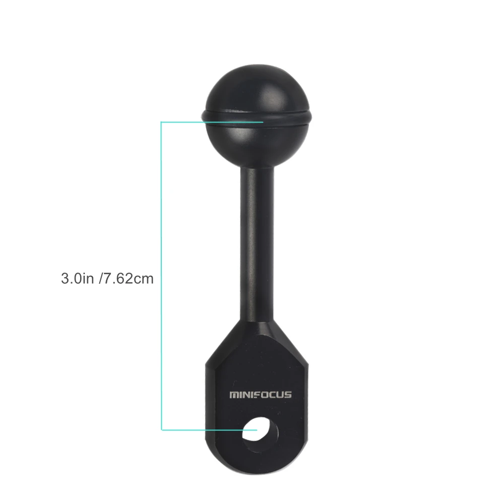 Minifocus YS адаптер для головки 1 дюйм шариковый алюминиевый кронштейн основание