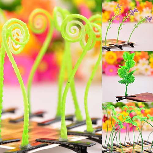 Мода Женщины Мужчины Дети Цветок Трава Антенны Шпилька Симпатичные Завод Зажим