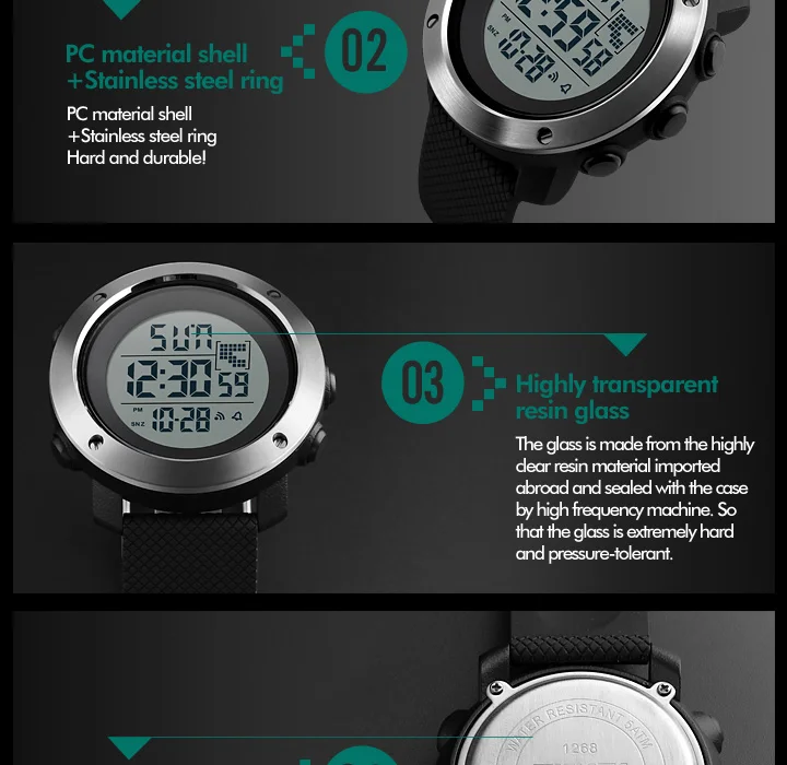 Skmei Модные мужские спортивные часы Chrono Двойное время цифровые наручные часы мужские цифровые светодиодные электронные часы мужские Relogio Masculino