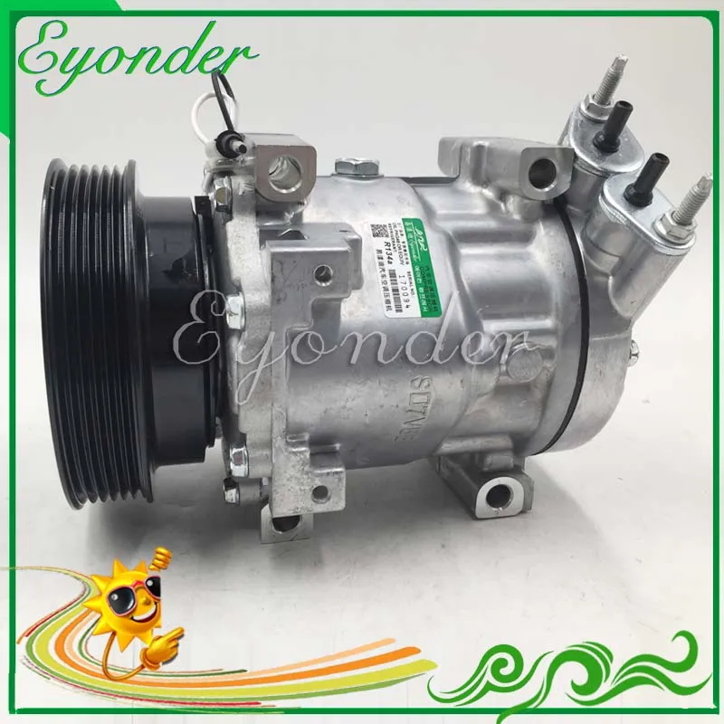 Насос охлаждения компрессора кондиционера Sanden 7V16 для Renault SANDERO STEPWAY I DUSTER 1 4 5 8200781487