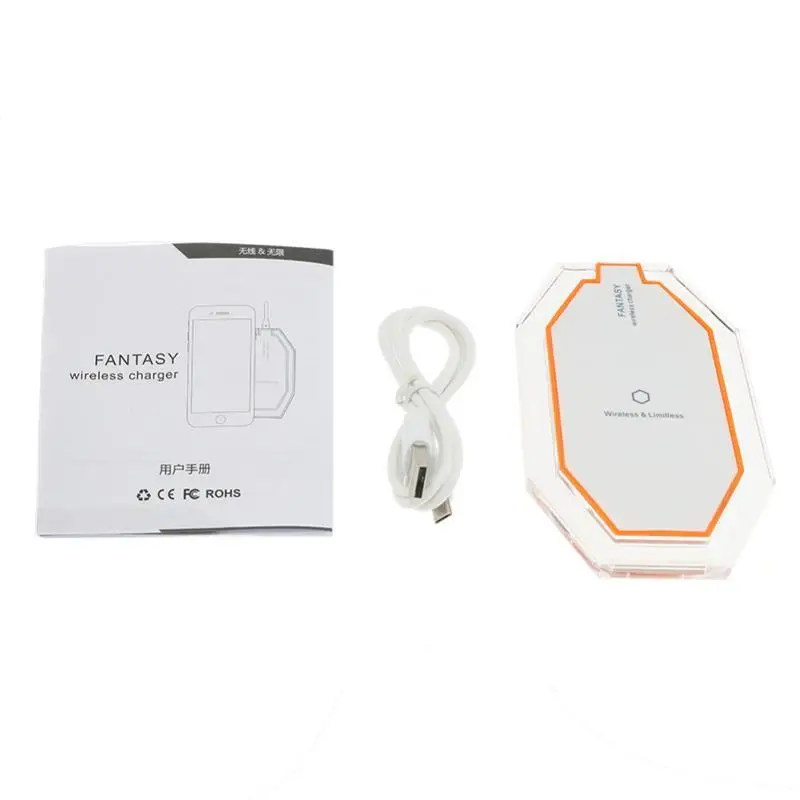 Новая 3 индукционная катушка Qi Беспроводное зарядное устройство для iPhone Samsung HTC LG