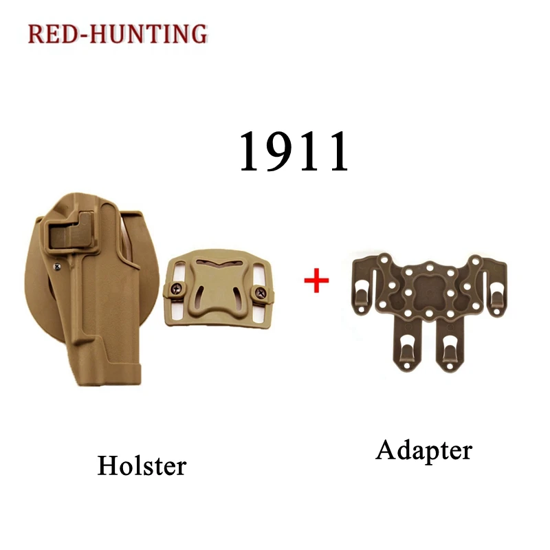 Новая тактическая страйкбольная кобура 1911 с пистолетом слинг адаптер MOLLE сумка