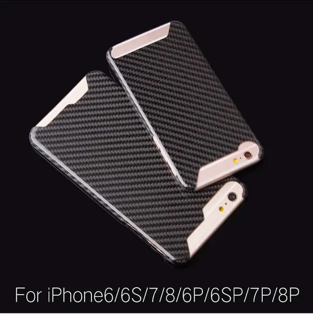 Диагональ, полный пакет Настоящее 3 K саржевое волокно чехол для Iphone 8 plus/7 P Iphone 6 S/6SP/Iphone X