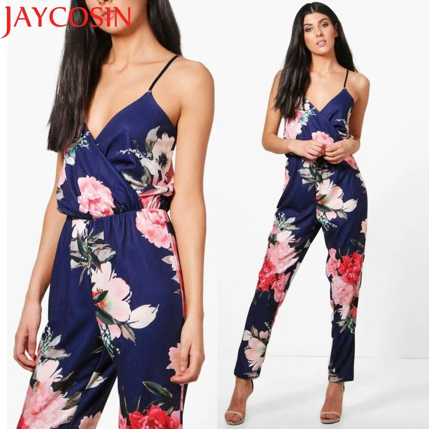 2017 Hot New Fashion Women Sexy Lace Crochet Bandage Bodycon Slip jumpsuit Z711 | Женская одежда