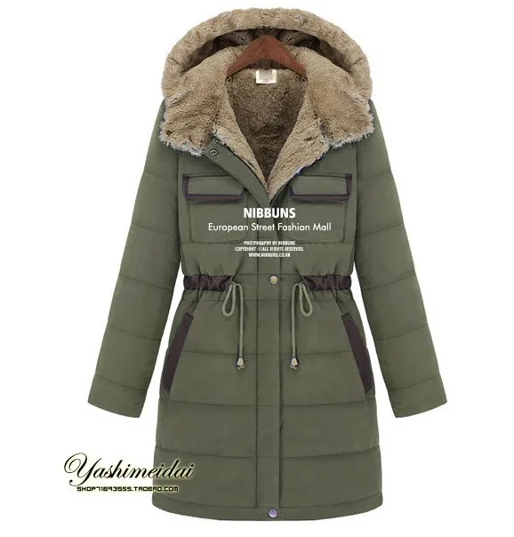 Winter New Arrival Fashion Slim Wadded Overcoat Female Thickening Liner Medium-long Cold-proof Cotton-padded Jacket Outerwear | Женская