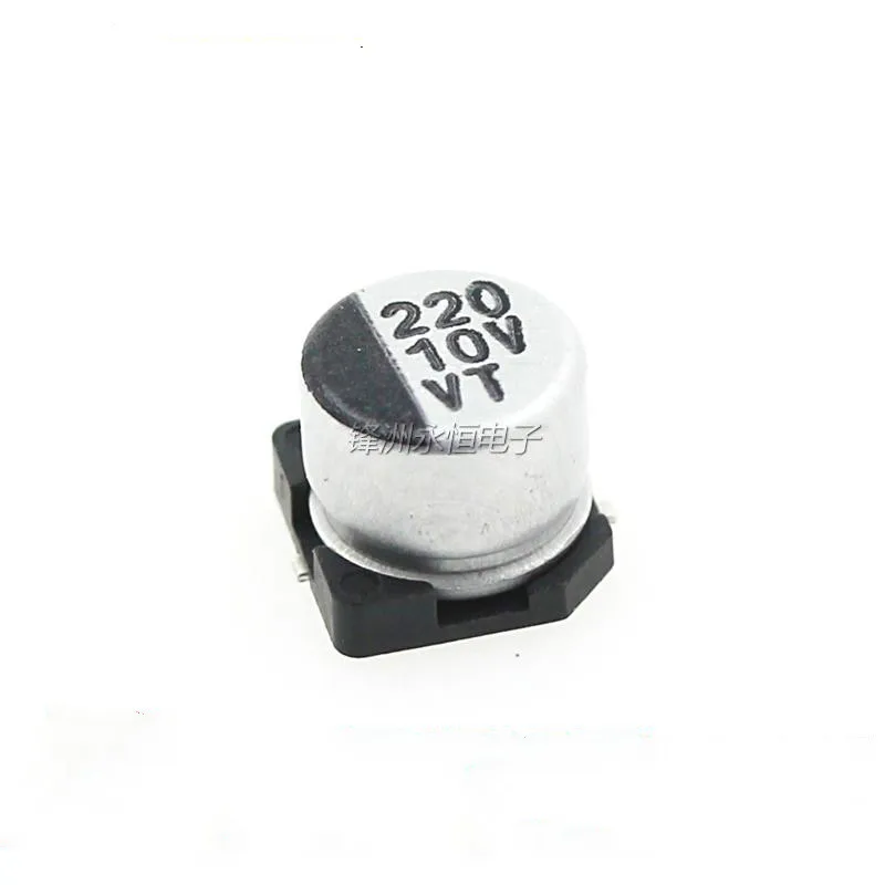 

20pcs SMD electrolytic capacitors 10V220UF 220UF/10V 6.3*5.4MM