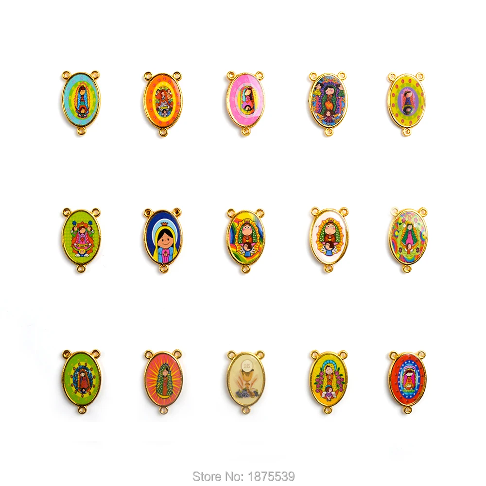 Золотой розальный центр картонная картина прекрасные католические фигурки для