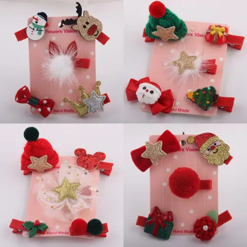 5 шт. заколки для волос с принтом | Детская одежда и обувь