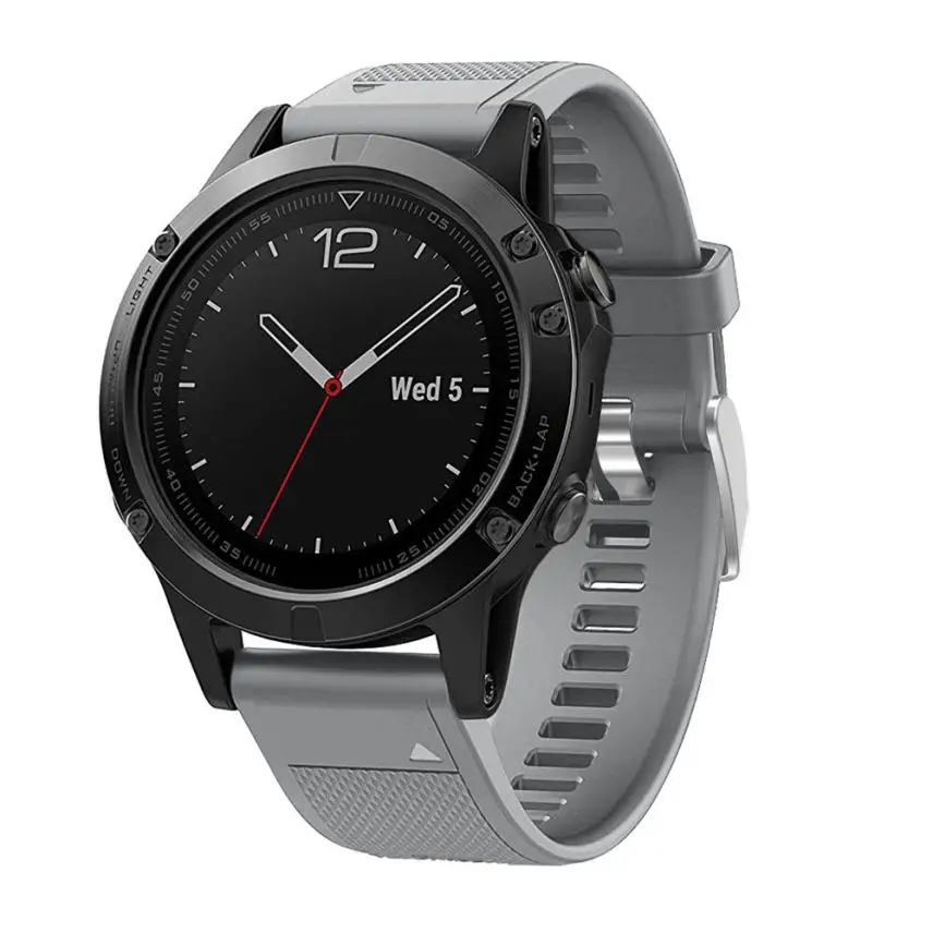 Для Garmin Fenix 5 GPS сменный Браслет аксессуары для смарт браслета силиконовый ремешок