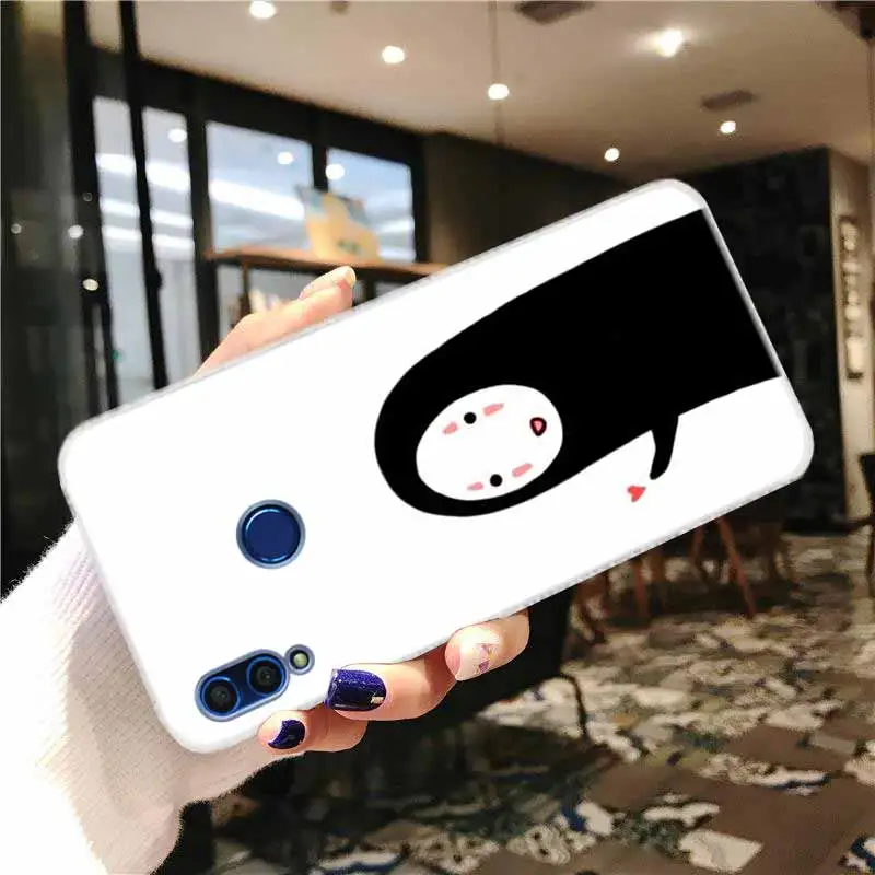 Мягкий силиконовый чехол для Huawei Honor 30 20 Pro 10 9 9X Lite 10i 9a 8a 7a 30s Spirited Away без лица man Haku