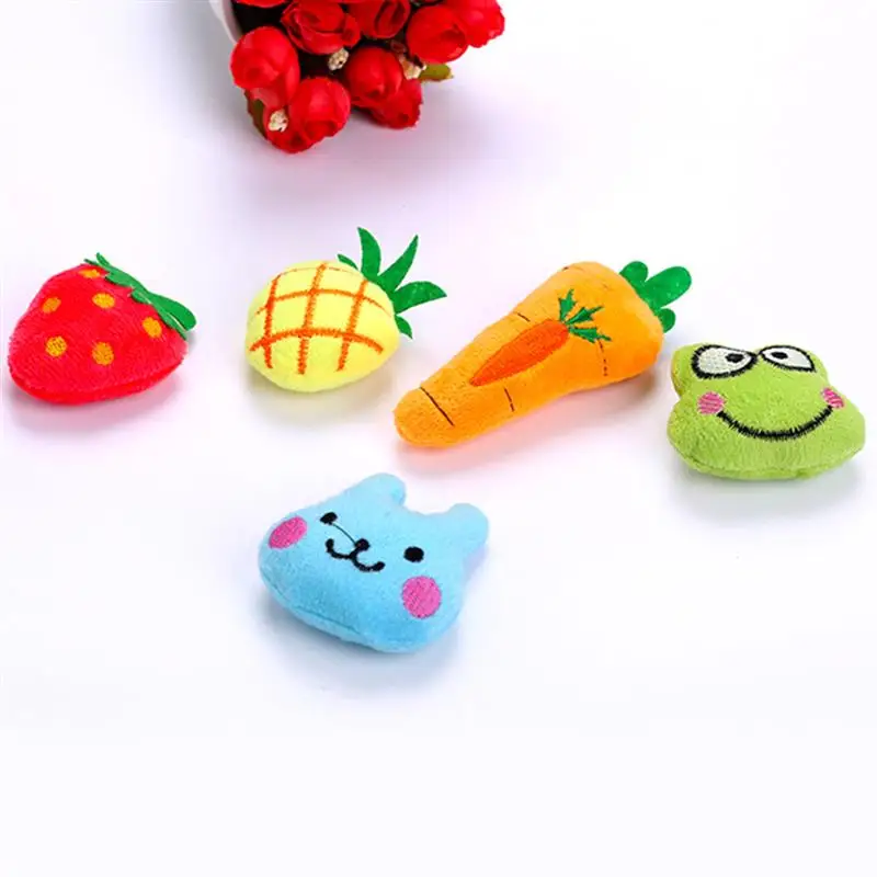 Игрушка в виде кошачьей мяты плюшевый котенок фрукты форма животного морковка