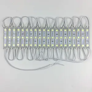 100 шт., водонепроницаемые светодиодные модули, 12 В постоянного тока, 5050, 5054